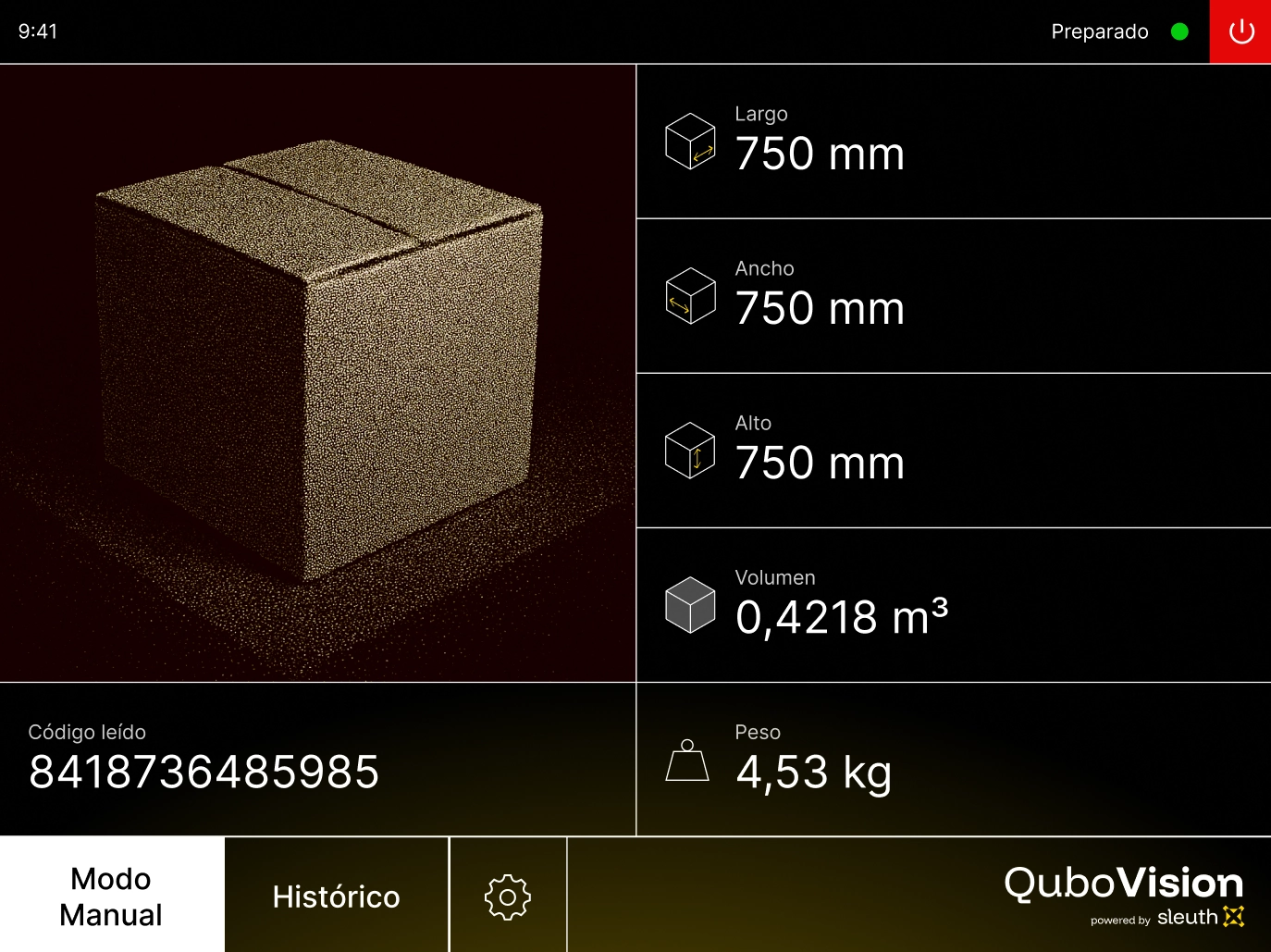 QuboVision - User interface